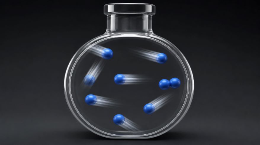 Particles Arrangement in Gas